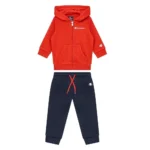 hooded full zip suit - 306185-RS062