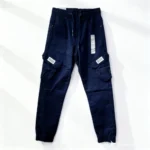 PANTALON ENFANT pantalon cargo enfant - BOS001-NAVY HUGO BOSS