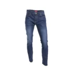 G20-000219 DENIM HOMME g20-465 navy- regular slim denim pant with printing - G20-000219 DEPART