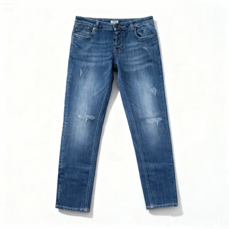 g20-000433 slim denim pant with priting - G20-000244 de la marque DEPART - Catégorie : DENIM HOMME