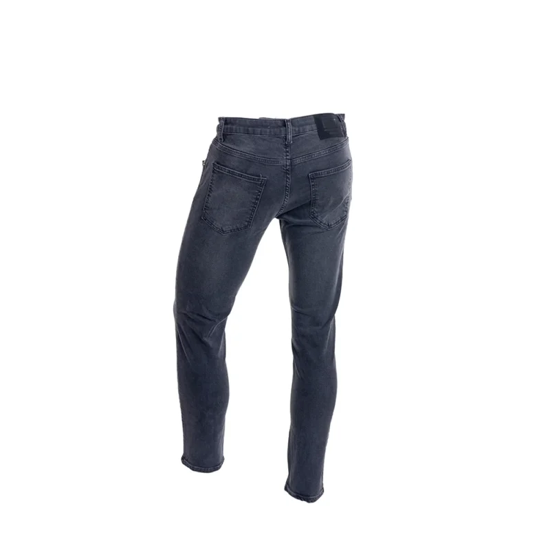 DENIM HOMME mm159-228 dk grey- slim core denim pant with printing - G20-410-076 DEPART
