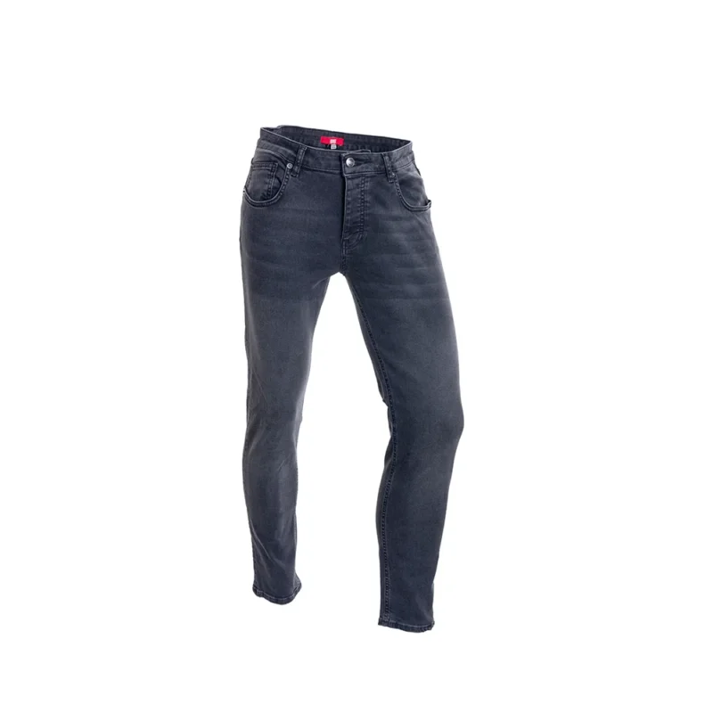 DENIM HOMME mm159-228 dk grey- slim core denim pant with printing - G20-410-076 DEPART