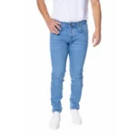 DENIM HOMME mm121-273 blue - slim fit core denim pant with printing - G20-449-092 DEPART