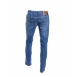 DENIM HOMME mm187-246 navy- slim denim pant with printing - G20-455-019 DEPART