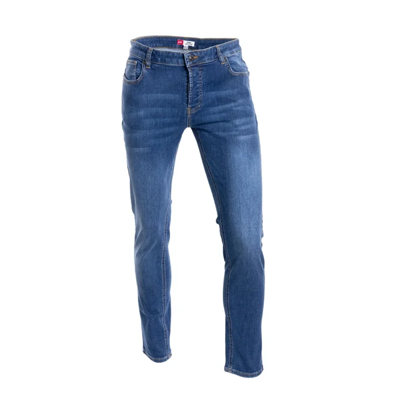 DENIM HOMME mm187-246 navy- slim denim pant with printing - G20-455-019 DEPART