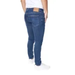 G20-467-093-2 DENIM HOMME mm159-229 navy - slim denim pant with printing - G20-467-093 DEPART