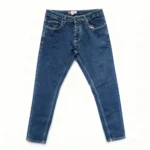 mm182-278 blue - skinny denim pant with printing - G20-469-024 de la marque DEPART - Catégorie : DENIM HOMME