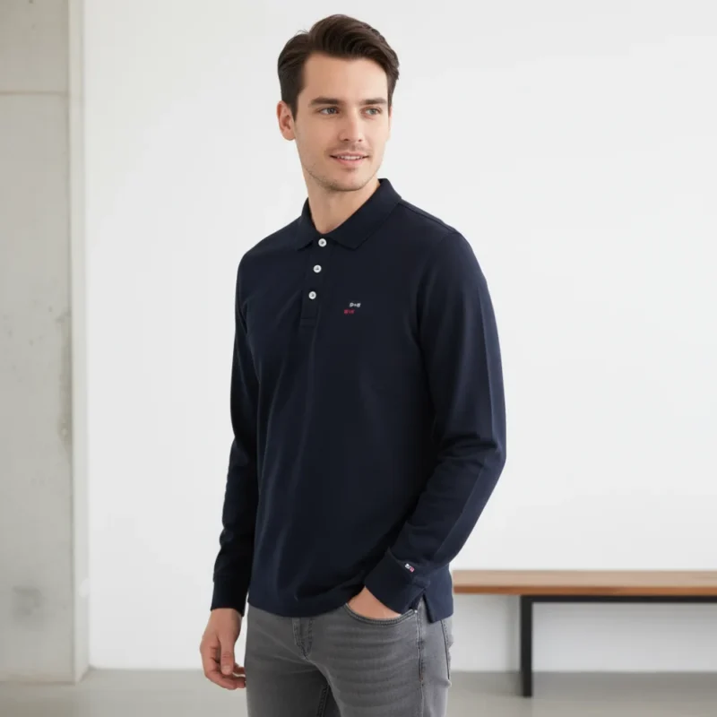 POLO ML HOMME h ble polo ml r maka - H22MAIPL0011BLF EDENPARK