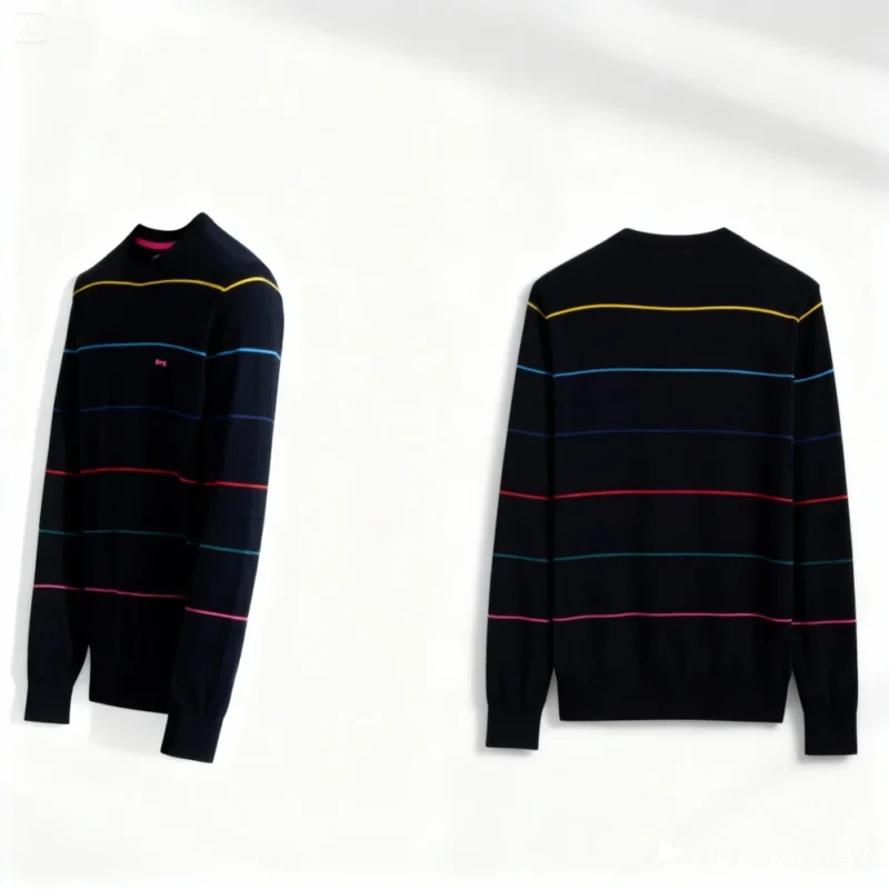 PULL HOMME h ble pull r multico - H22MAIPU0012BLF EDENPARK