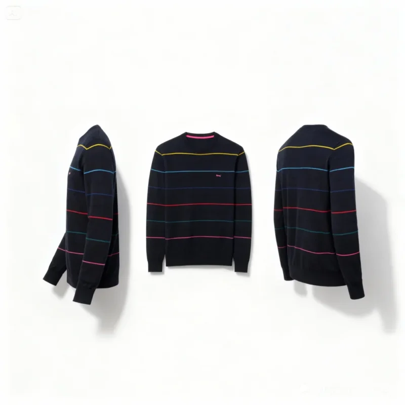 PULL HOMME h ble pull r multico - H22MAIPU0012BLF EDENPARK