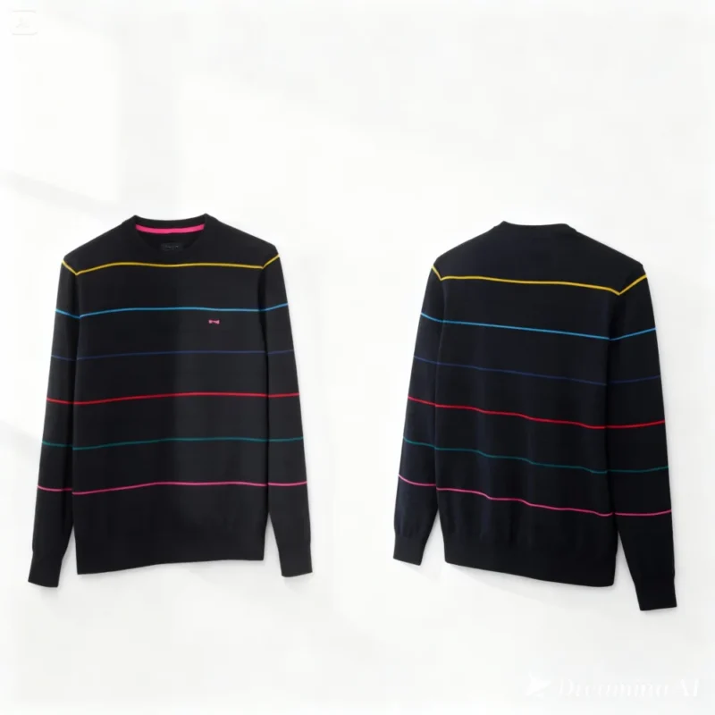 PULL HOMME h ble pull r multico - H22MAIPU0012BLF EDENPARK