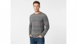 T-SHIRT HOMME h op tshirt ml r mu - H22MAITL0040GRM EDENPARK