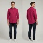 CHEMISE HOMME h bla chemise r velo - H23CHECL0067VIF3 EDENPARK