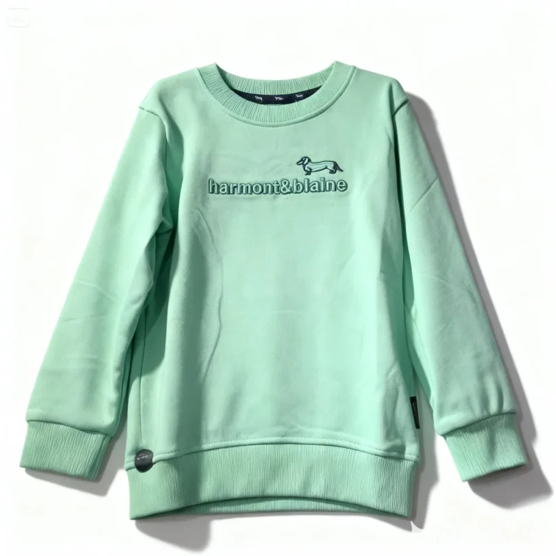 SWEAT ENFANT pulle enfant - HRM001-VERT HARMONT&BLAINE