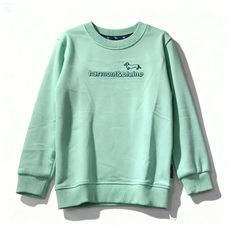 SWEAT ENFANT pulle enfant - HRM001-VERT HARMONT&BLAINE