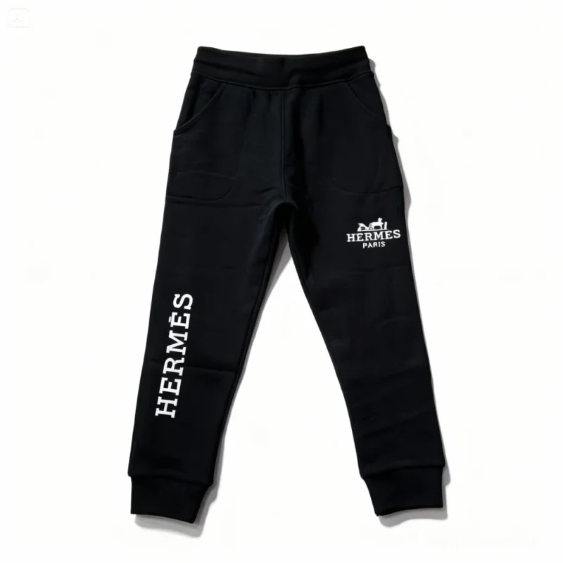 PANTALON ENFANT pantalon jogging enfant - HRMS001-BLACK HERMES