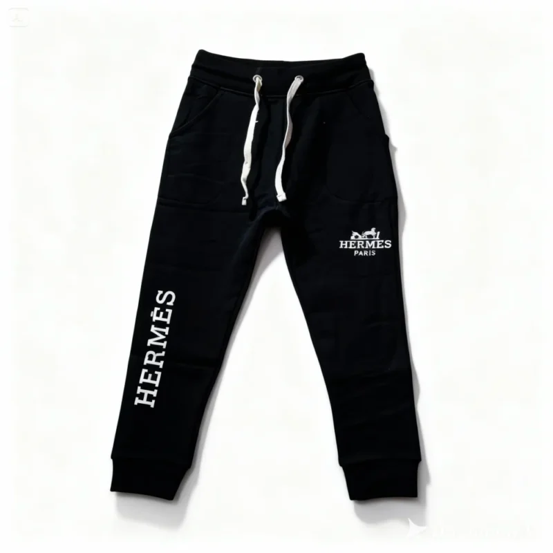 PANTALON ENFANT pantalon jogging enfant - HRMS001-BLACK HERMES