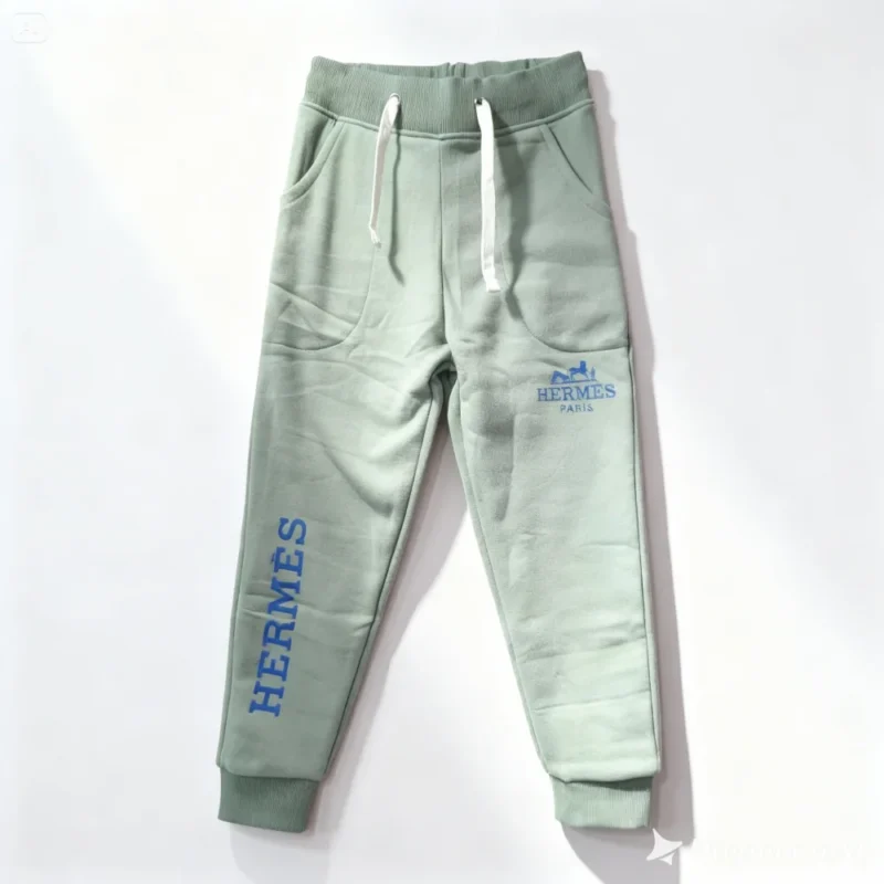 PANTALON ENFANT pantalon jogging enfant - HRMS001-VERT HERMES