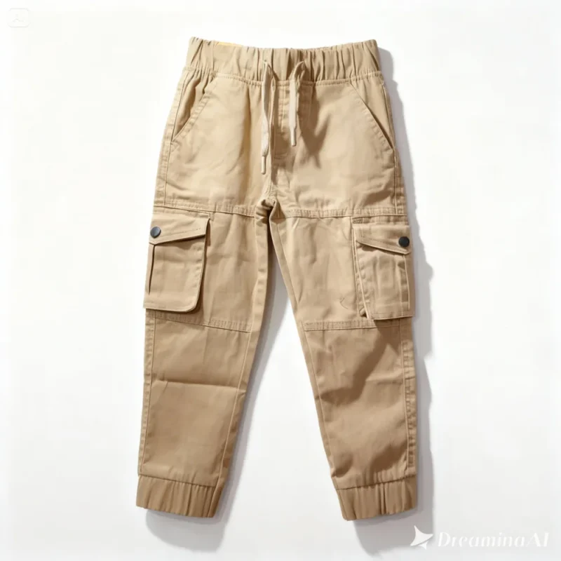 pantalon comba 6 poche - TB0A6CQ2-BIEGE de la marque TIMBERLAND - Catégorie : PANTALON ENFANT