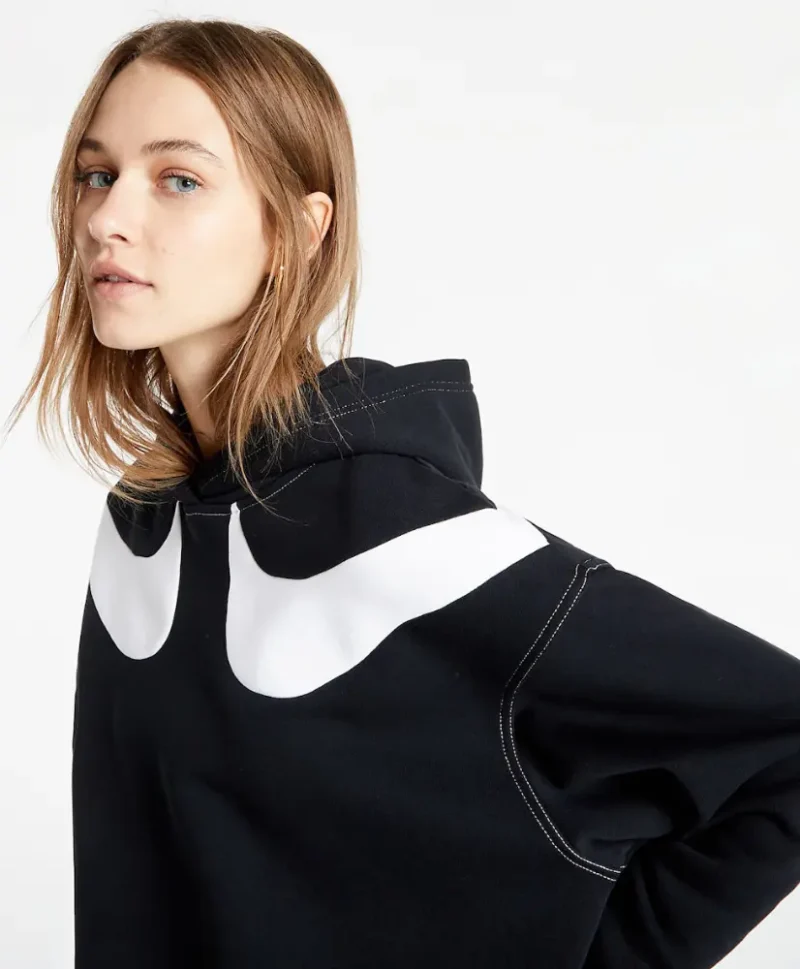 SWEAT FEMME w nsw swsh flc gx hoodie - DD5580-010 Nike