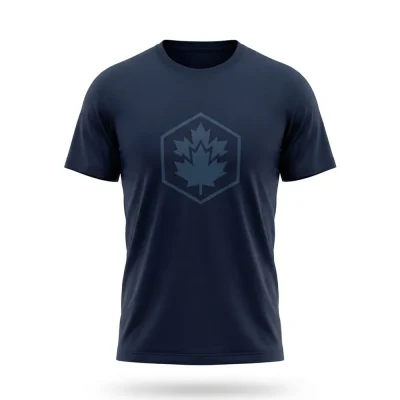 lumberjack big iconic logo tee blue indigo - LBJ24006-BLG