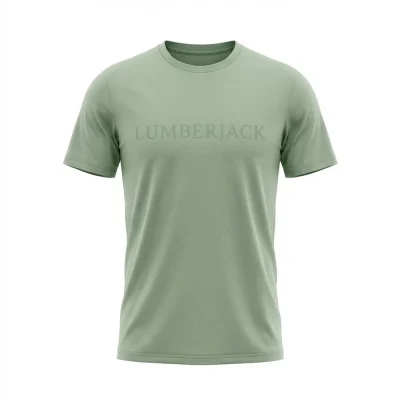 lumberjack big horizontal logo tee green - LBJ26010-GRN