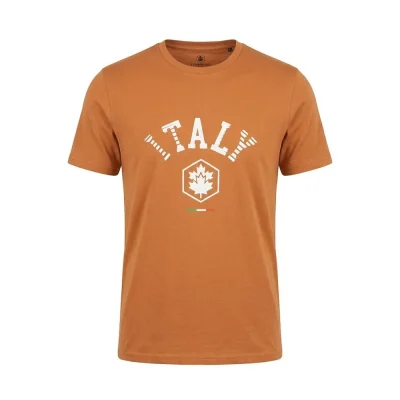 lumberjack italy big logo tee dark orange - LBJ27001-DOR