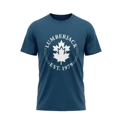 lumberjack est 1979 big logo tee navy - LBJ27010-NVY
