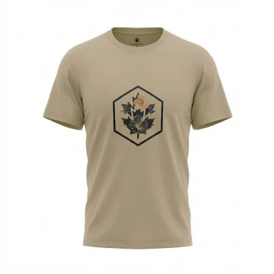 lumberjack big camouflage logo tee light brown - LBJ28010-LBR